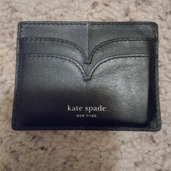 Kate Spade Black Card Holder - Picture 1 of 2